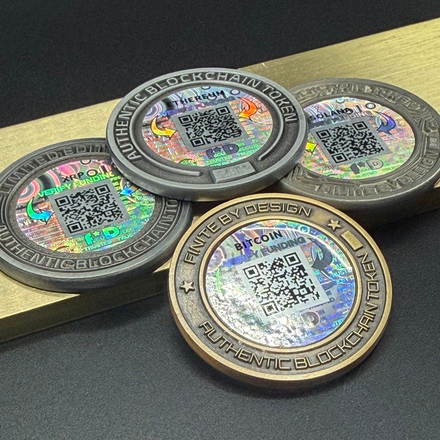 4-Coin Precision-Struck Time Capsule Set (BTC, ETH, SOL, XRP)