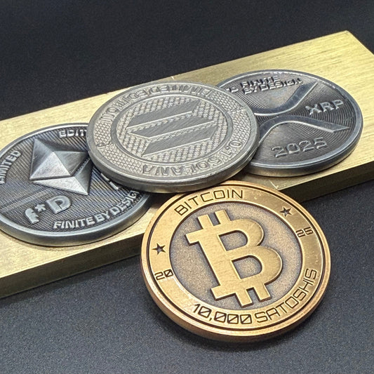 4-Coin Precision-Struck Time Capsule Set (BTC, ETH, SOL, XRP)
