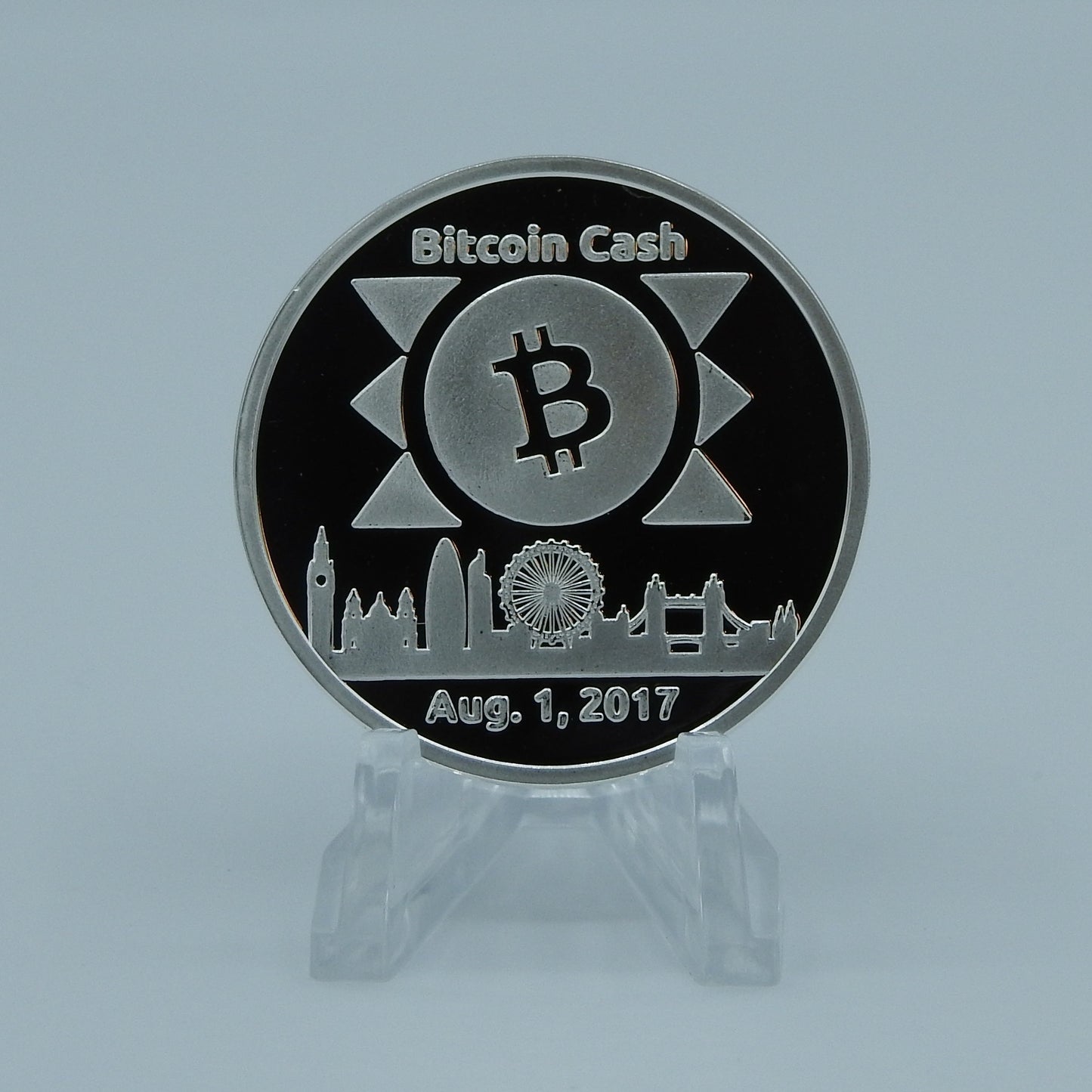 1 Troy Ounce .999 Fine Silver Bitcoin Cash (only 100 coins made) image 0