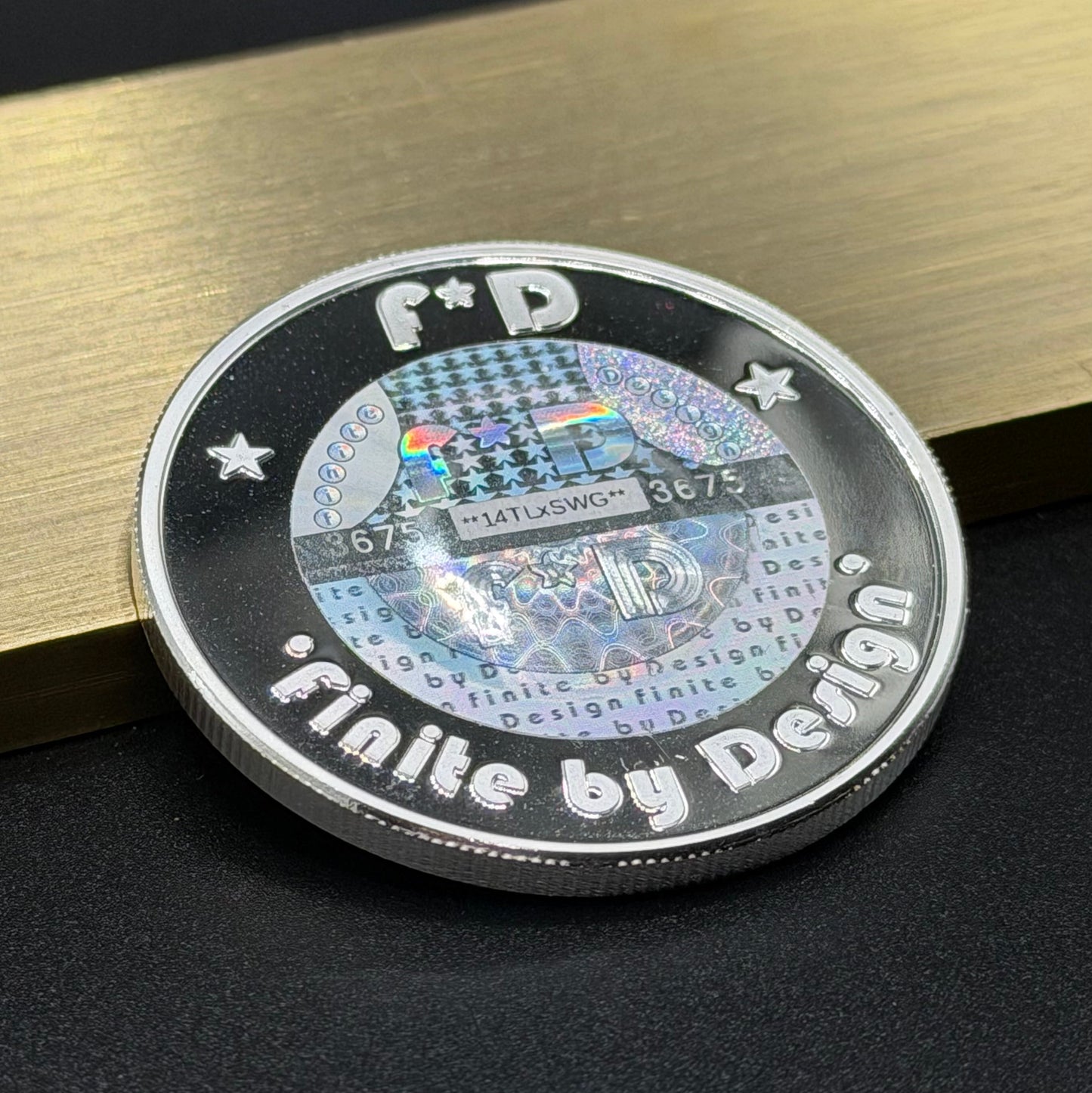 1 Troy Oz .999 Fine Silver Bitcoin