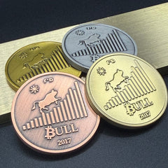 Bull vs Bear Coin Set