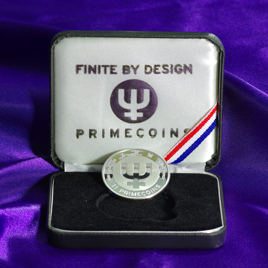 BATCH 2 – 1 Troy ounce of .999 fine silver – Commemorative “Primecoin” Proof image 0